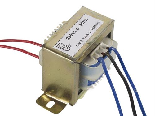 Velleman Tranformateur Chassis Ouvert 24 Va 2 X 12 V~ 1000 Ma Max.