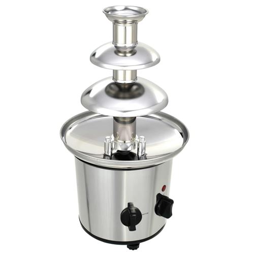 vidaXL Fontaine à chocolat Acier inoxydable Argenté 250 W