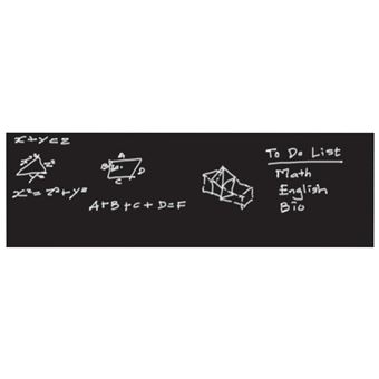WALPLUS Autocollant de décoration tableau noir 200x45 cm Noir - 1