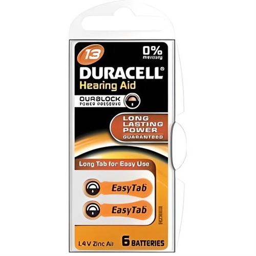 Piles Auditives Duracell Activair 13, 5 Plaquettes