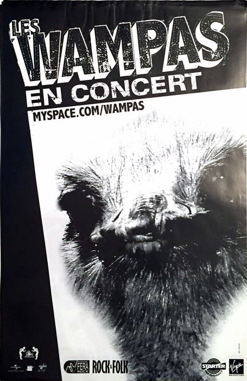 Les Wampas - 40x60 cm - AFFICHE / POSTER État correct - N/A reconditionné disponible sur Fnac