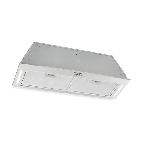 Klarstein Down Under Hotte aspirante encastrable 90 cm - évacuation ou recyclage 590 m3/h - inox brossé