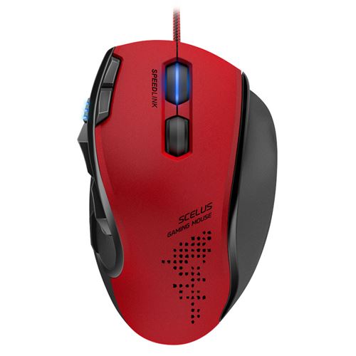 SPEEDLINK SCELUS - muis - USB - zwart, rood