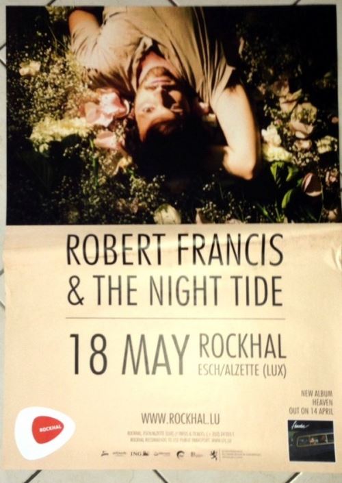 Robert Francis & The Night Tide - 60x80 cm - AFFICHE / POSTER