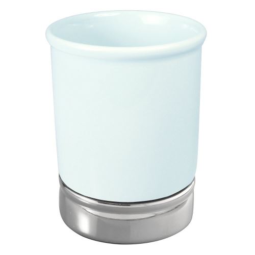 InterDesign 70412EU York Gobelet Bleu/Chrome