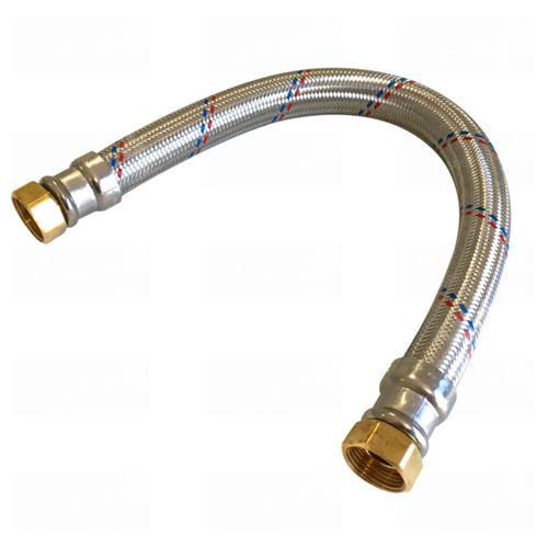 Flexible inox Ø24 int. F/F 1 - 26/34 - Lg 30cm