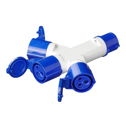 ProPlus Séparateur de prises industriel à 3 voies 16A
