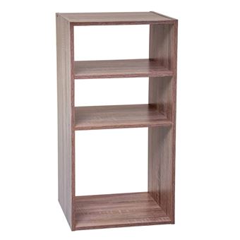 Etagère 2+1 cases Mix naturel 5five - 1