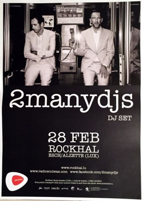 2Manydjs - 40x60 cm - AFFICHE / POSTER État correct - N/A reconditionné disponible sur Fnac