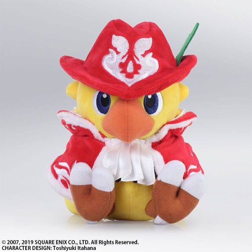 CHOCOBO'S MYSTERY DUNGEON - Peluche Chocobo Red Mage - 18cm