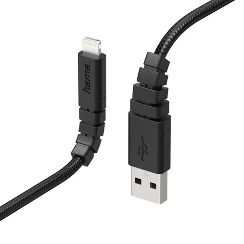 Hama Câble de charge / données Extreme Lightning 1,5 M Noir
