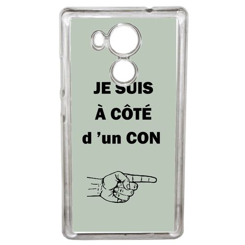 Coque Con Sur Fond Vert Pastel Compatible Mate 8 Transparent