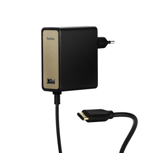 Hama Bloc d'alimentation USB-C Alimentation secteur (PD) 5-20V / 60W
