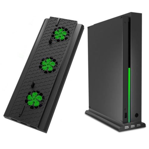 3 USB Support Vertical de Refroidissement Contrôleurs Ventilateur Station de Recharge pour Xbox One X