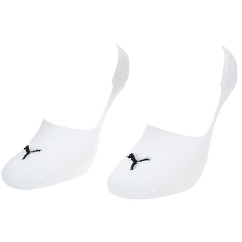 Chaussettes invisibles Puma Footie blanc invisible x2 Blanc taille : 35-38 réf : 20444