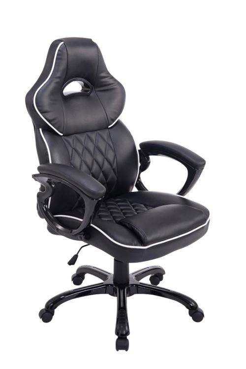 Fauteuil de Bureau / Chaise Gaming Big XXX en Similicuir / Capacité de charge 180 Kg- Couleur Noir