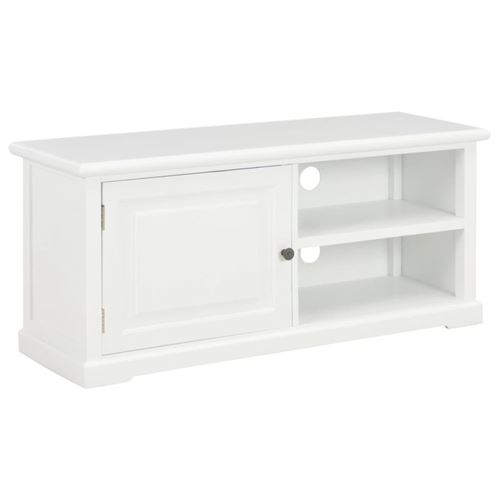 Vidaxl - Meuble tv Blanc 90 x 30 x 40 cm Bois Blanc