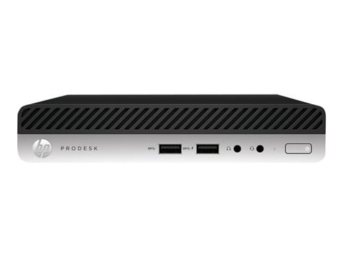 HP ProDesk 400 G3 - Mini bureaumodel - Core i3 6100T / 3.2 GHz - RAM 4 GB - HDD 500 GB - HD Graphics 530 - GigE - Win 10 Pro 64 bits - monitor: geen