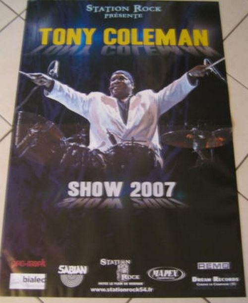 Tony COLEMAN - 50x70 cm - AFFICHE / POSTER