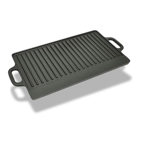 VIDAXL - Plaque de cuisson réversible - Fonte - 50 x 23 cm - Image 2