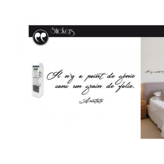 Stickers Citation Il N Y A Point De Genie Achat Prix Fnac