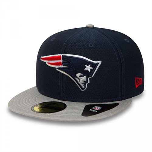 Casquette NFL New England Patriots New Era Dryera Tech 59Fifty Bleu Marine taille casquette 7 (55.8cm)