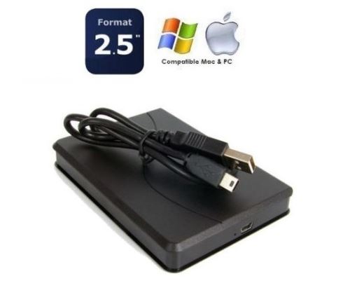 Générique Mini Disque Dur Externe 320Go Usb Auto-Alimenté, Léger, Portable, PC & Mac Usb 2.0