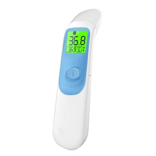 Thermomètre frontale de infrarouge numérique sans contact - Bleu