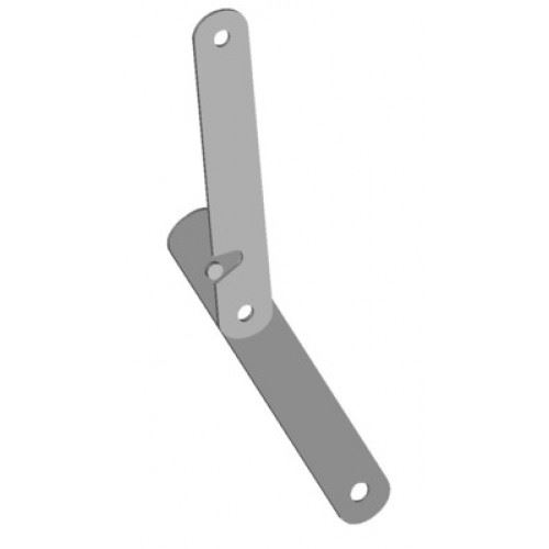 Compas arrêt sans équerre 7554 MONIN - 300 x 20 mm - droite – 531910