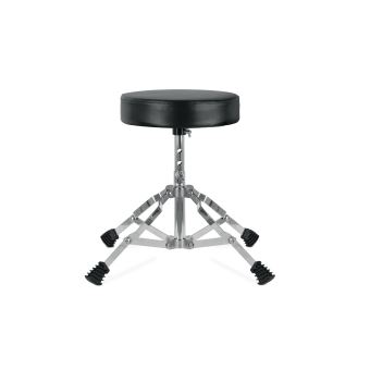 Tabouret De Batterie XDrum Pro - Réglable En Hauteur (50-64 Cm), Siège Circulaire, Pieds Antidérapants Pliables