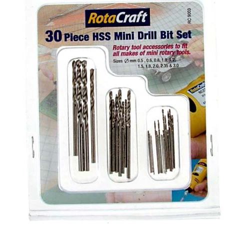 Set 30pcs mini Forets HSS RC9003 - jp-5533224