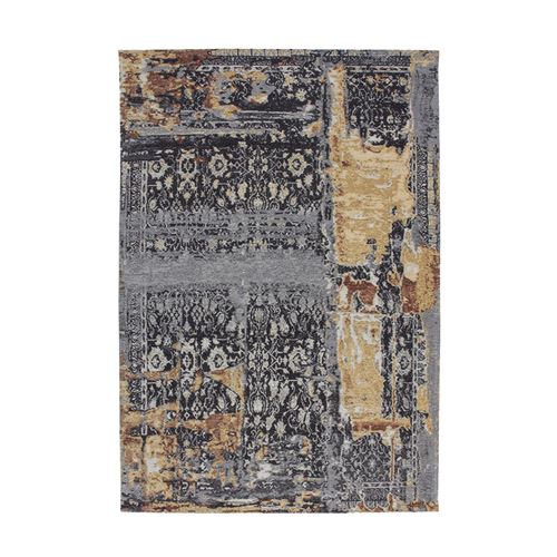 Generique Bleu Tapis Jacquard À Poils Courts "Blaze" 75 X 150 Cm - Image 3