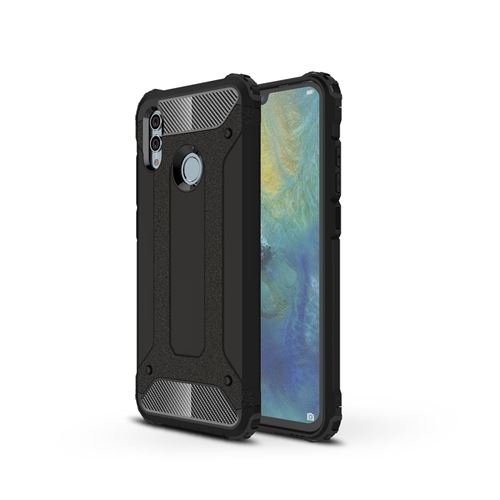 Coque en TPU armure de protection hybride noir pour votre Huawei Honor 10 Lite/P Smart (2019)