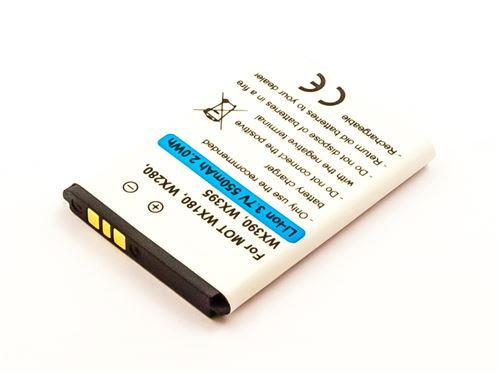 Battery MOT WX180, WX280, WX390, WX395, Li-ion, 3,7V, 550mAh, 2,0Wh