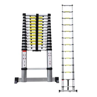 /Échelle Pliable 3,8 m/ètre Todeco Charge maximale: 150 kg s EN 131 Mat/ériau: Alliage en aluminium Echelle Telescopique