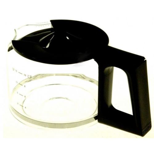 Verseuse avec Couvercle Noir pour Cafetière Krups