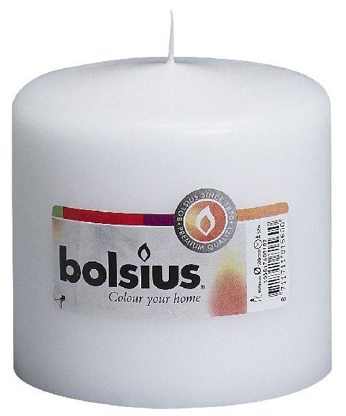 Pilier Bolsius au violoncelle blanc 100/100 8 pcs.