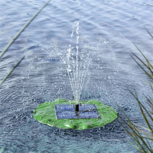 Pompe solaire de fontaine pour la pompe à eau autoportante flottante de  Birdbath 2.5W avec 8 têtes différentes de jet pour la piscine extérieure de  bassin de jardin d'oiseaux - Décoration d'extérieur 