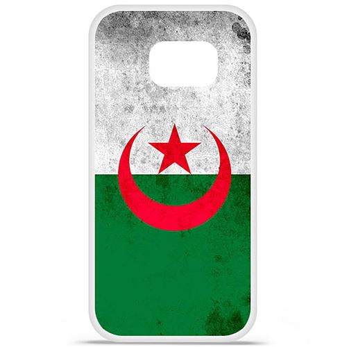Coque en silicone Samsung Galaxy S6 Edge - Drapeau Algérie