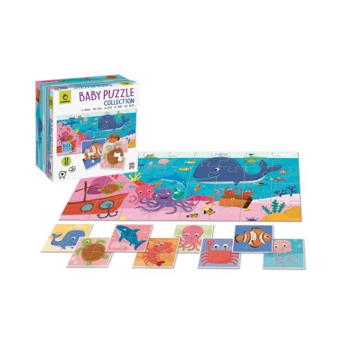 LUDATTICA Puzzle 8X4 PIECES BABY PUZZLE MER Multicolore