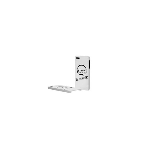 Coque blanche I love Music pour iPhone 5 / 5S
