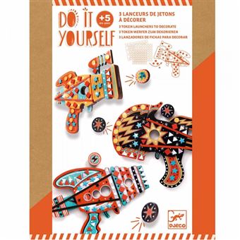 Lanceurs de jetons à décorer Kosmik - Do it Yourself