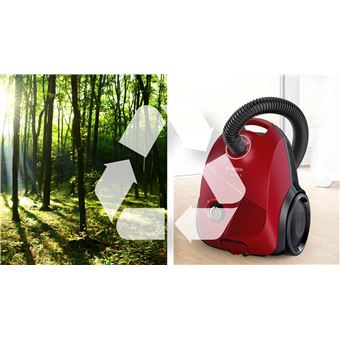 Série 2 Aspirateur avec sac Rouge BGLS2RD1
