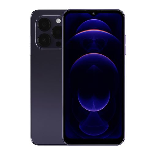 Smartphone 8GB+256GB Android 13 6.6 Pouces Caméra 50MP Batterie 5160mAh NFC 4G Violet YONIS