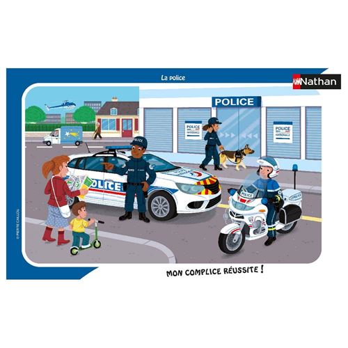 Non Communiqué Puzzle Cadre 15 Pièces : La Police Nathan