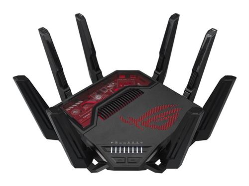 ASUS ROG Rapture GT-BE19000 - Routeur sans fil commutateur à 6 ports - 10GbE, 5GbE, 2.5GbE, Wi-Fi 7 - ports WAN : 2 - Wi-Fi 7 - Quadri-bande
