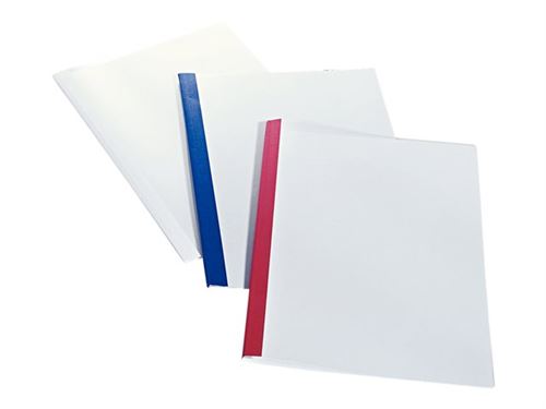 Leitz - 3 mm - A4 (210 x 297 mm) - 30 feuilles - bleu - 100 unités couverture à reliure thermique - pour P/N: 177182, 17784