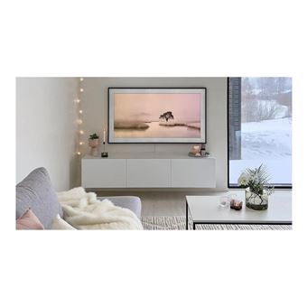Samsung QE65LS03BGU - Classe de diagonale 65" The Frame LS03B Series TV LCD rétro-éclairée par LED - QLED - Smart TV - Tizen OS - 4K UHD (2160p) 3840 x 2160 - HDR - Quantum Dot, Double LED - noir