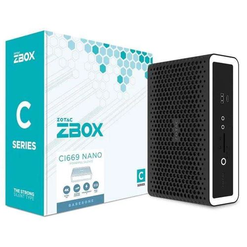 Zotac ZBOX CI669 Nano Intel Core i7 Xe Graphics Barebone Mini PC