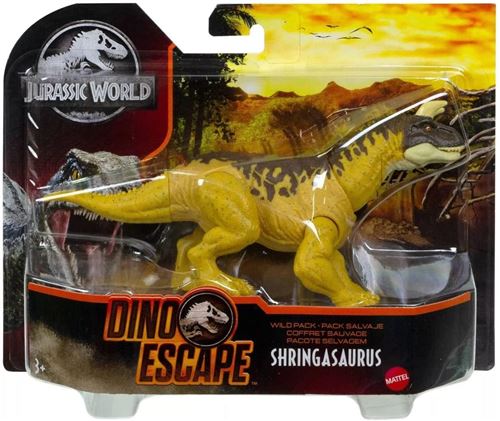Jurassic World Camp Cretacé Dino Escape Wild Pack - Figurine articulée 13 cm - Dinosaure Shringasaurus